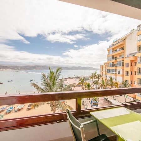 En Primera Linea De La Playa De Las Canteras Vista Al Mar Las Palmas de Gran Canaria Eksteriør billede