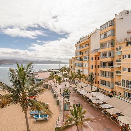 En Primera Linea De La Playa De Las Canteras Vista Al Mar Las Palmas de Gran Canaria Eksteriør billede
